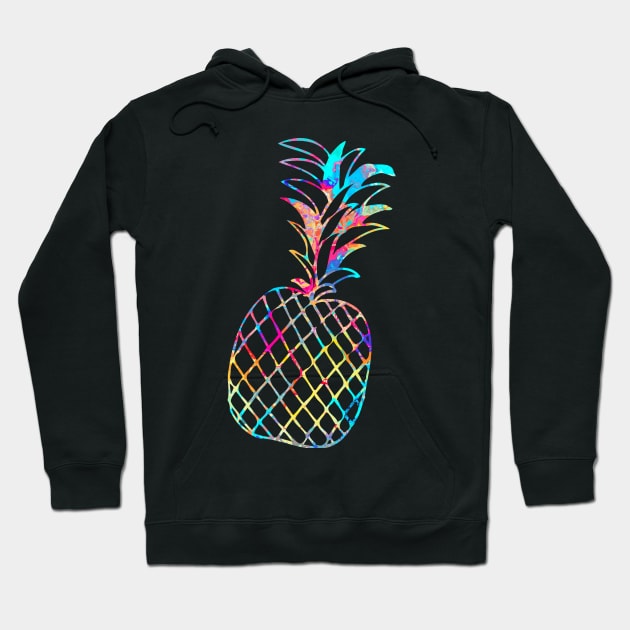 Rainbow Pineapple Hoodie by LaurenPatrick